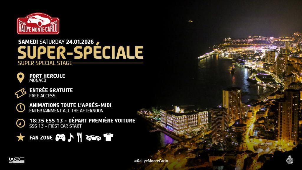 The 94th edition of WRC Monte-Carlo Rally